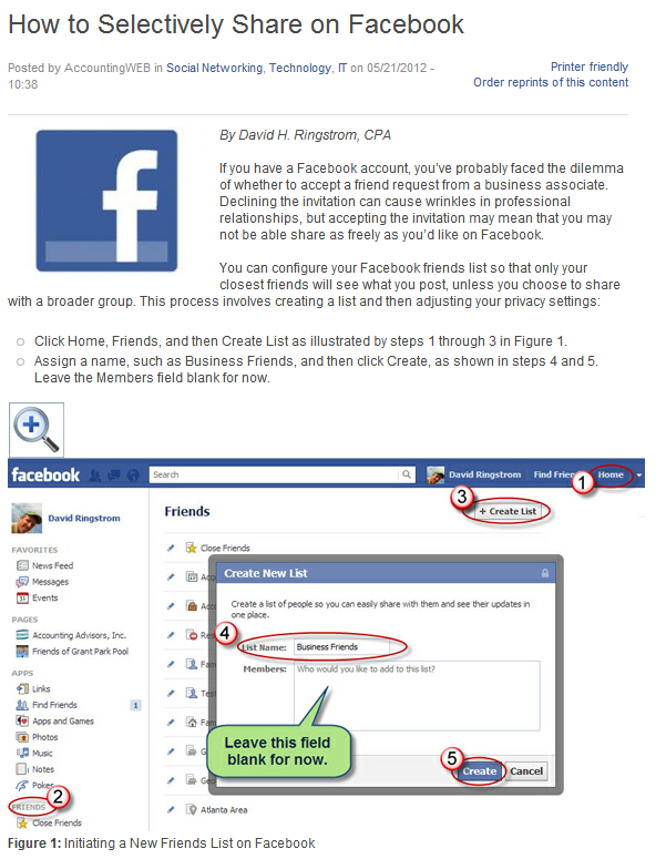 How to use Facebook for Business How to use Facebook for your business "friends."